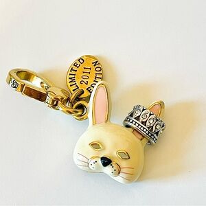 Vintage Juicy Couture Limited Edition 2011 Charm Bunny Mask‎ With Crown